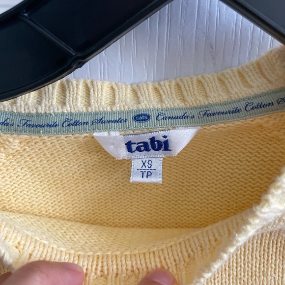 Tabi Butter Yellow Crewneck Sweater - Picture 2 of 8